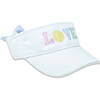 LOVE Bow Visor, White - Hats - 3