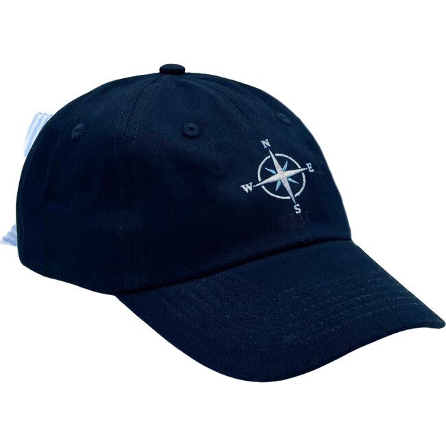 Compass Bow Baseball Hat, Navy