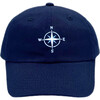 Compass Baseball Hat, Navy - Hats - 1 - thumbnail