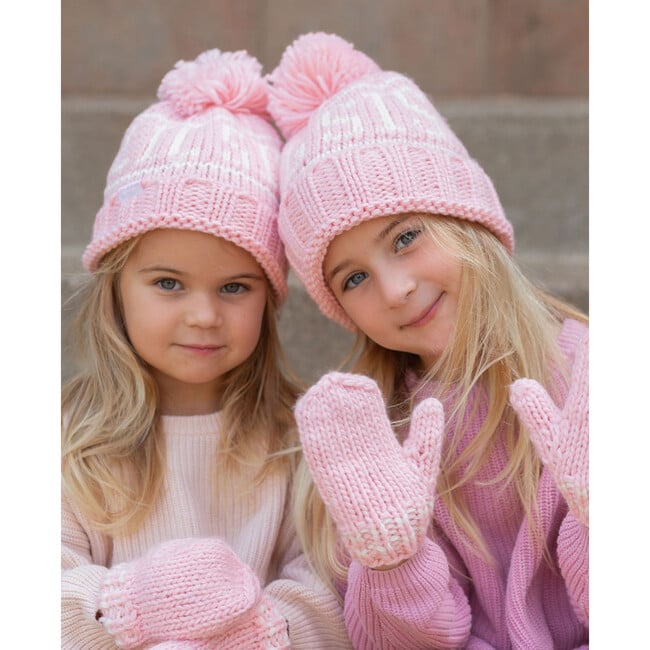 Lil Sis Bobble Hat, Pink - Hats - 4