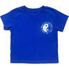 Yin Yang UPF50+ Short Sleeve Tee, Cobalt Blue - T-Shirts - 1 - thumbnail