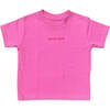 Beach Bum Print UPF50+ Short Sleeve Tee, Pink - T-Shirts - 1 - thumbnail