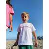 Endless Summer Print UPF50+ Short Sleeve Tee, White - T-Shirts - 2