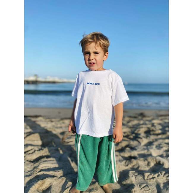 Beach Bum Print UPF50+ Short Sleeve Tee, White - T-Shirts - 3