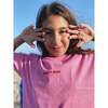 Beach Bum Print UPF50+ Short Sleeve Tee, Pink - T-Shirts - 2