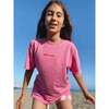 Beach Bum Print UPF50+ Short Sleeve Tee, Pink - T-Shirts - 3
