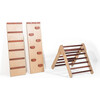 Red Oak Climbing Triangle with Ladder and Rock Wall, Starter Size - Activity Gyms - 1 - thumbnail