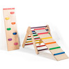 Rainbow Climbing Triangle with Ladder and Rock Wall, Starter Size - Activity Gyms - 2