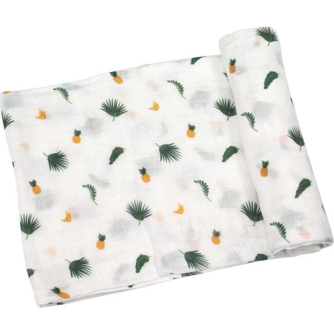 Swaddle Blanket, Tropical Palms