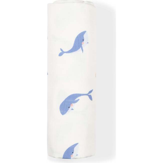 Swaddle Blanket, Whale - Swaddles - 2