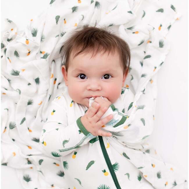 Swaddle Blanket, Tropical Palms - Swaddles - 5