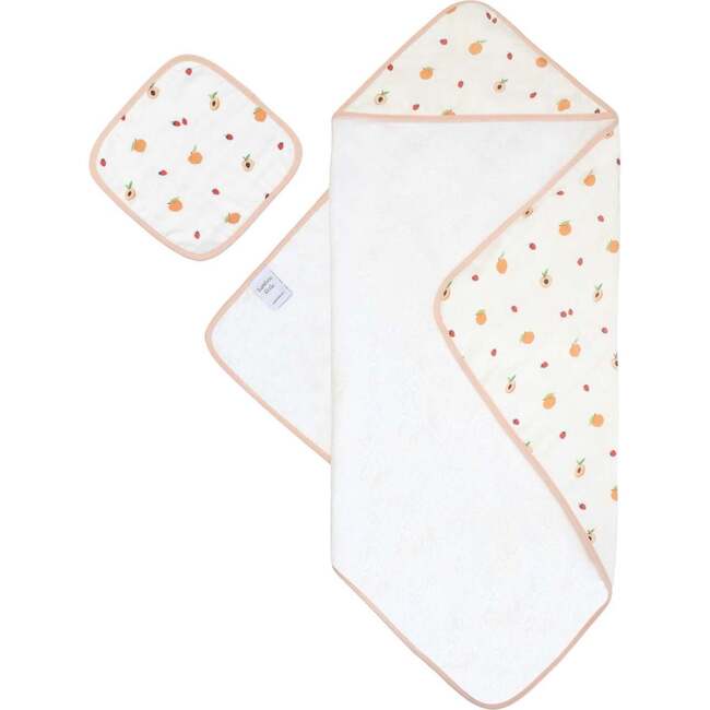 Hooded Towel Set, Peach