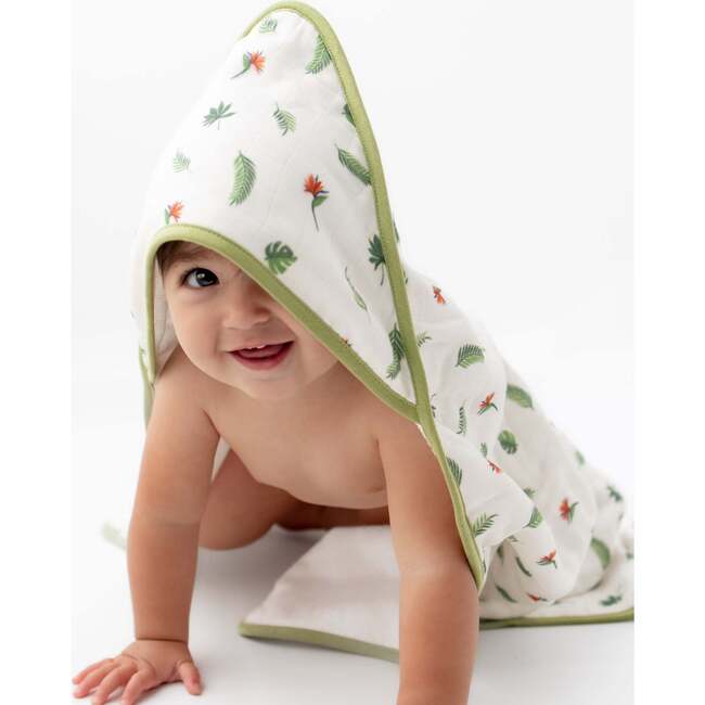 Hooded Towel Set, Bird of Paradise - Bath Towels - 4