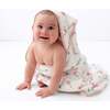 Hooded Towel Set, Flamingo - Bath Towels - 6