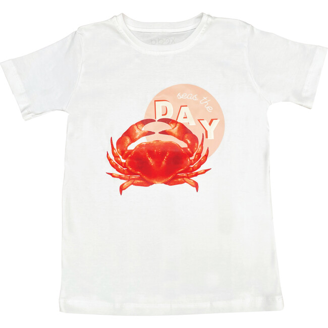 "Crab" Kids T-Shirt, White