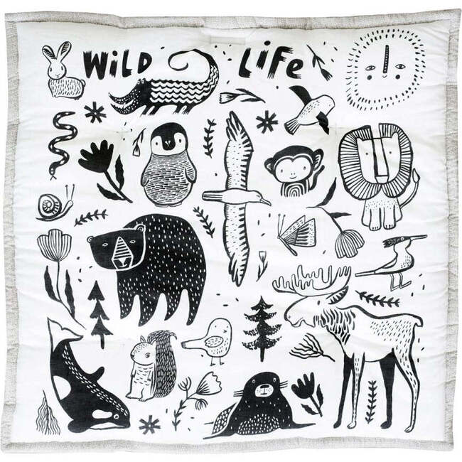 Wildlife Reversible Playmat - Developmental Toys - 3