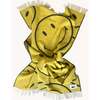 Smiley Blanket, Yellow and Black - Throws - 1 - thumbnail