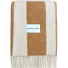 Rough Stripe Blanket, Terra Brown - Throws - 1 - thumbnail