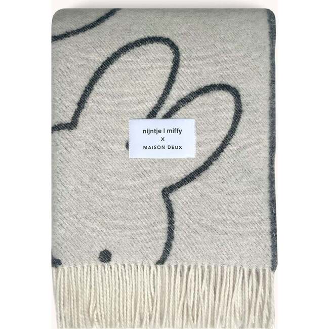 Miffy Blanket, White and Black