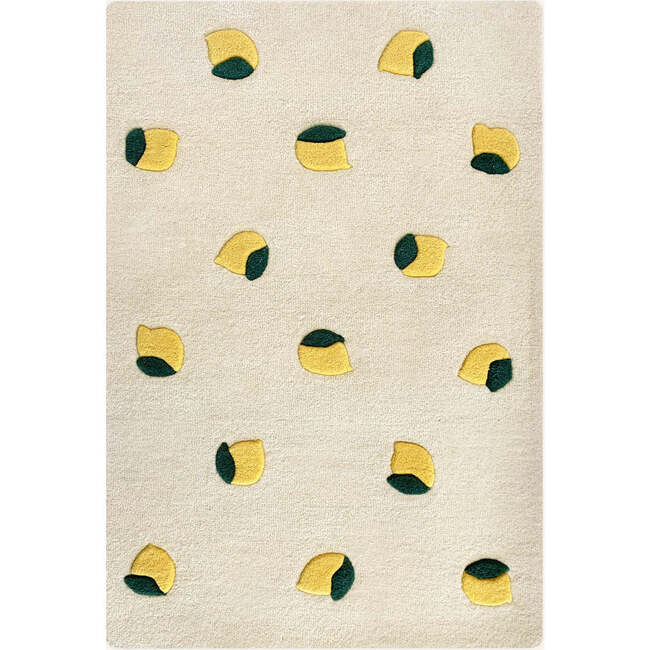 Lemons Rug, Cream and Yellow