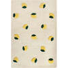 Lemons Rug, Cream and Yellow - Rugs - 1 - thumbnail