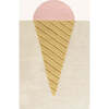 Ice Cream Rug, Pink and Light Brown - Rugs - 1 - thumbnail