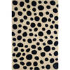 Cheetah Rug, Beige and Black - Rugs - 1 - thumbnail