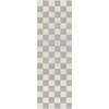 Checkerboard Rug, Lilac and White - Rugs - 1 - thumbnail