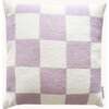 Checkerboard Cushion, Lilac and White - Pillows - 1 - thumbnail