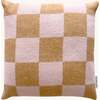 Checkerboard Cushion, Terra Brown and Pink - Pillows - 1 - thumbnail