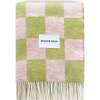 Checkerboard Blanket, Kiwi and Pink - Throws - 1 - thumbnail