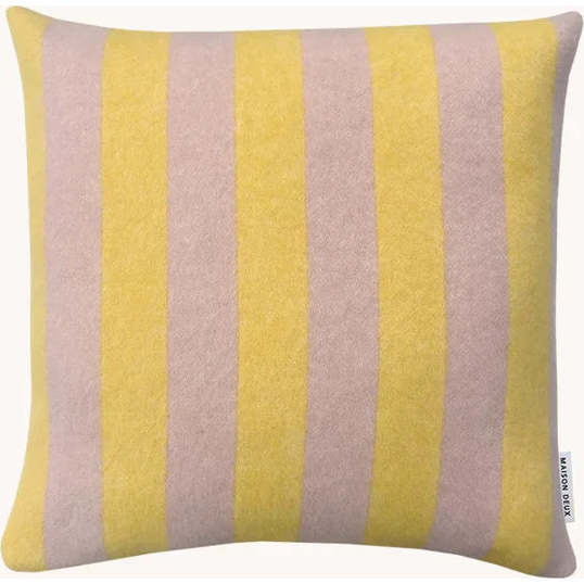 Candy Wrap Cushion, Pink and Yellow