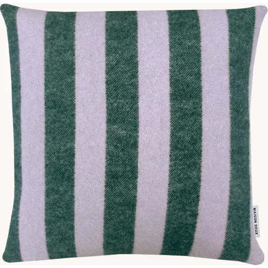 Candy Wrap Cushion, Lilac and Green