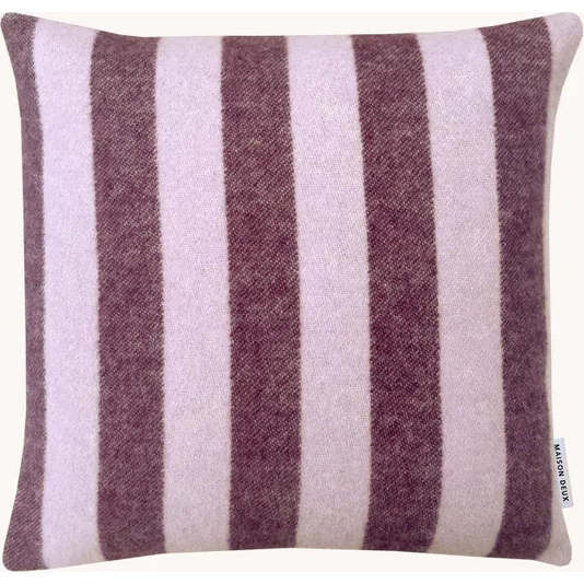 Candy Wrap Cushion, Lilac and Aubergine