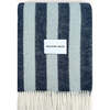 Candy Wrap Blanket, Navy and Ice Blue - Throws - 1 - thumbnail