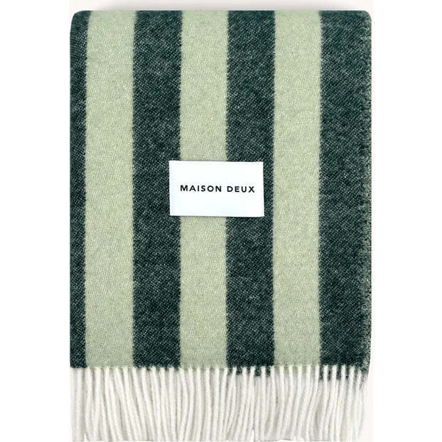 Candy Wrap Blanket, Green and Sage - Throws - 1