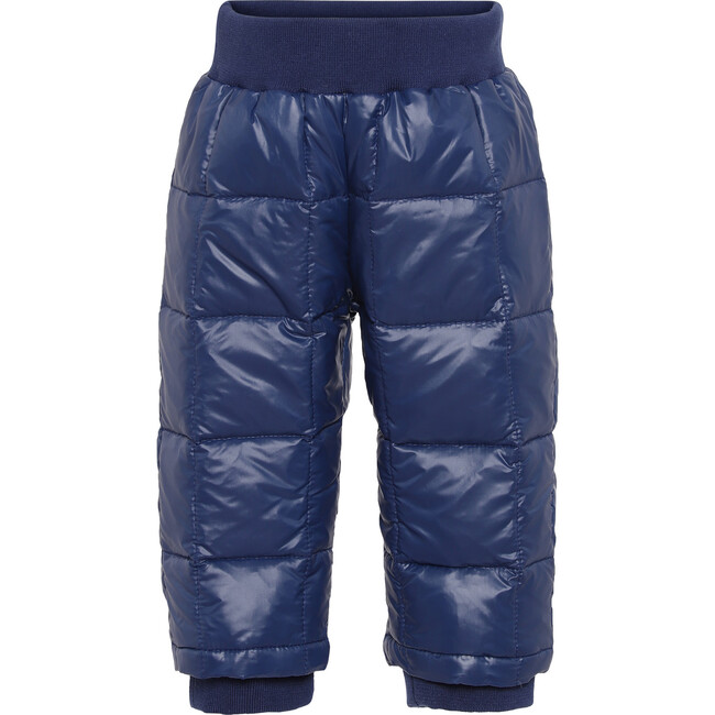 Baby Boys Featherlight Elastic Waist Down Pants, Navy