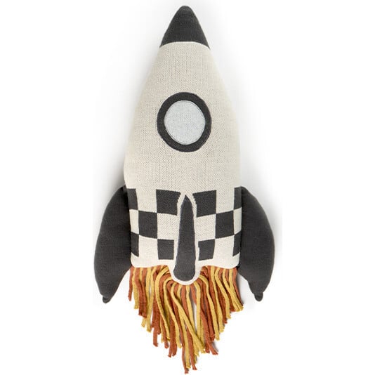 Knitted Cushion Rocket