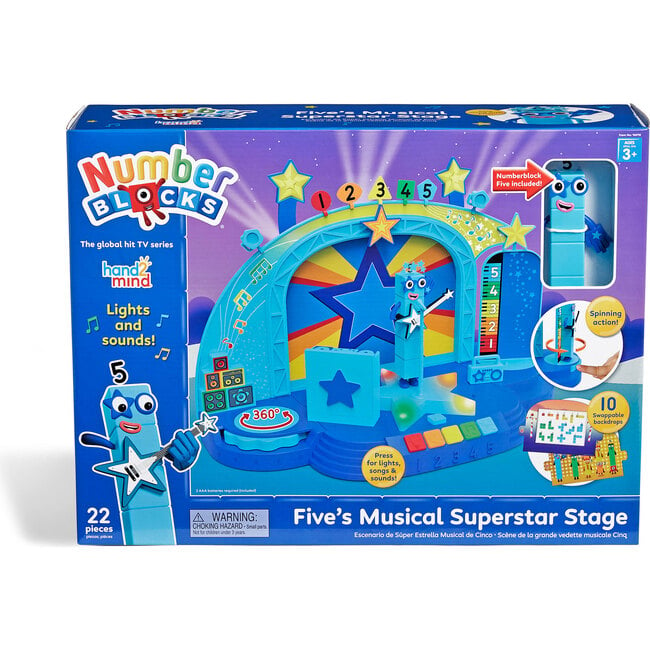 Numberblocks® Five's Musical Superstar Stage