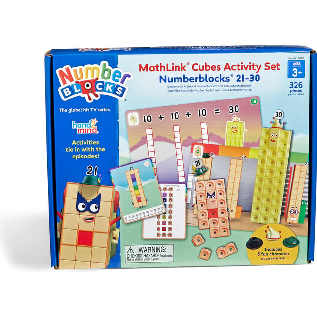 Numberblocks® MathLink® Cubes 21-30 Activity Set