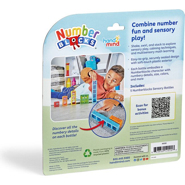 Numberblocks® One to Five Sensory Tubes - STEM Toys - 4