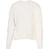 Women's Sally Sweater, Cream - Sweaters - 1 - thumbnail