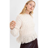 Women's Sally Sweater, Cream - Sweaters - 4