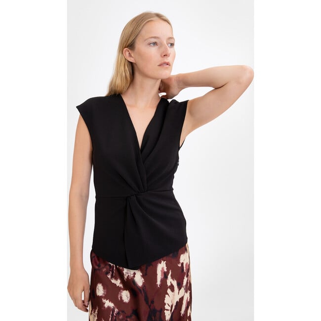 Women's Alyssa Top, Black - Blouses - 5