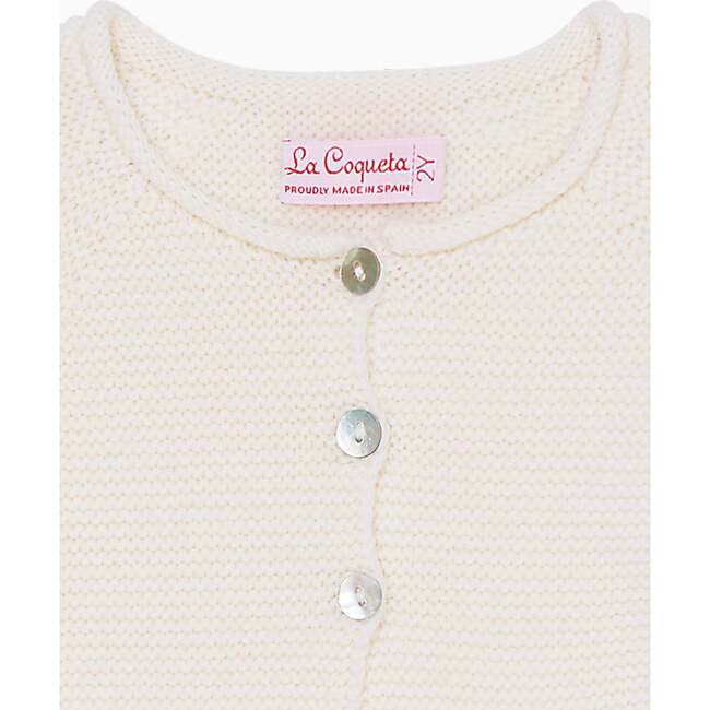 Ivory Denia Merino Baby Cardigan - Cardigans - 2