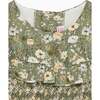 Sage Floral Silvana Girl Hand-Smocked Dress - Dresses - 3