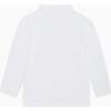 White Marco Boy Long Sleeve Polo Shirt - Shirts - 3