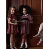 Burgundy Floral Arcadia Girl Hand-Smocked Dress - Dresses - 5