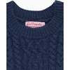 Dark Blue Alvaro Merino Boy Sleeveless Sweater - Cardigans - 2