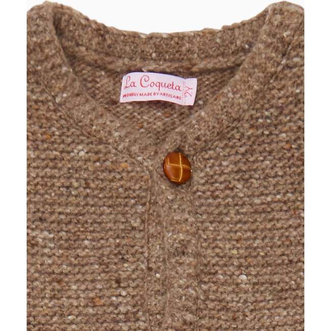 Taupe Zas Merino Baby Cardigan - Cardigans - 2